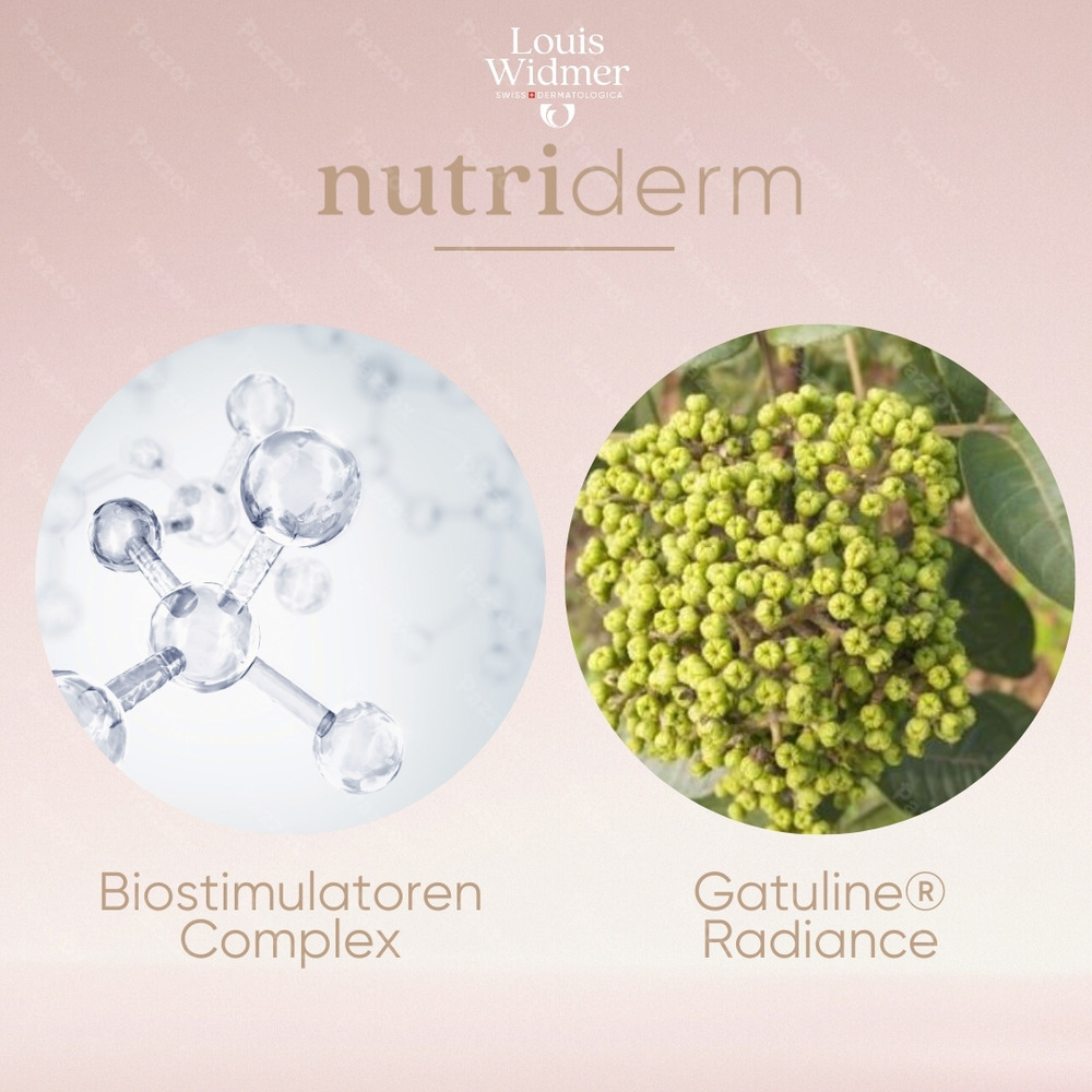 Louis Widmer Nutriderm Dagcrème Éclat Rosé Uv 50 Zonder Parfum 50ml