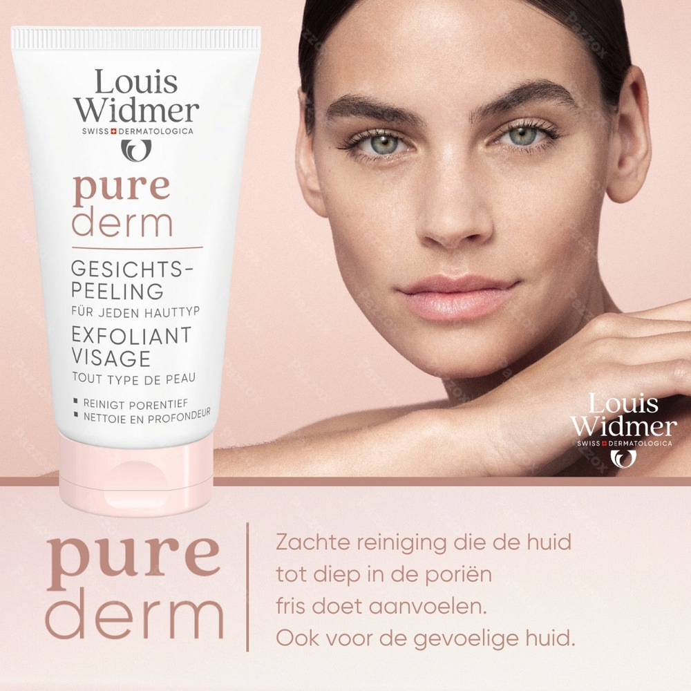 Louis Widmer Purederm Gezichtspeeling Met Parfum 50ml