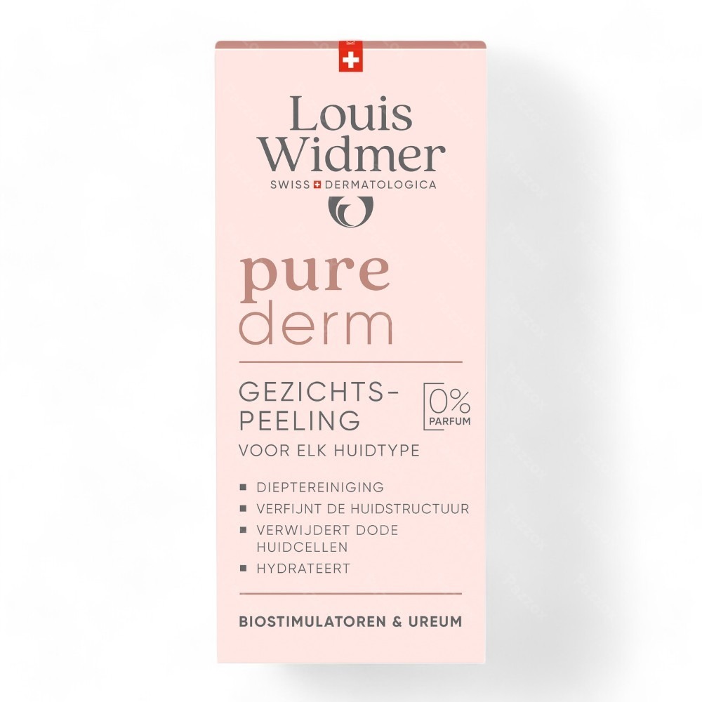 Louis Widmer Purederm Gezichtspeeling Zonder Parfum 50ml