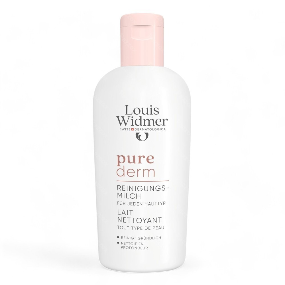 Louis Widmer Purederm Reinigingsmelk Zonder Parfum 200ml