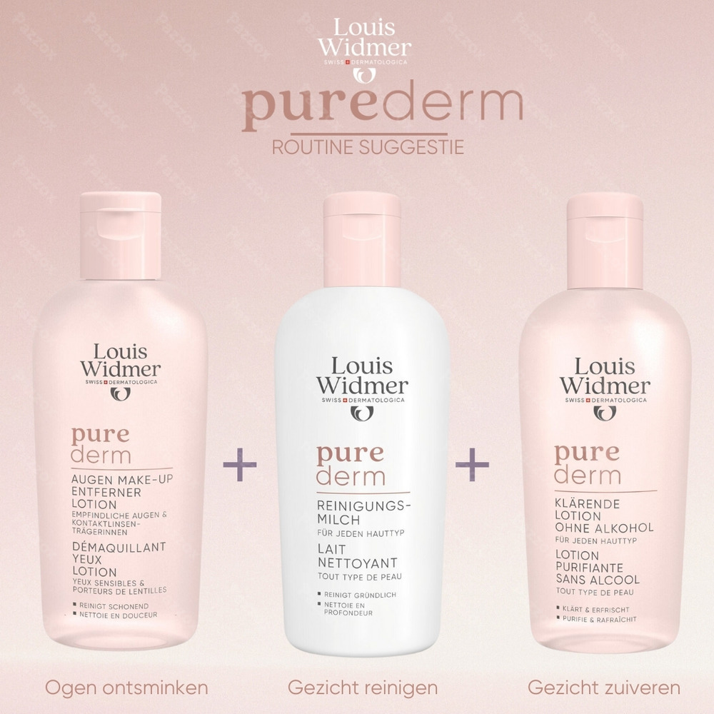 Louis Widmer Purederm Reinigingsmelk Zonder Parfum 200ml