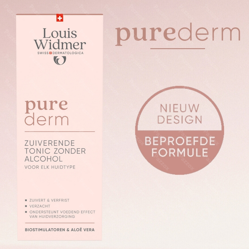 Louis Widmer Purederm Zuiverende Tonic Zonder Alcohol 200ml