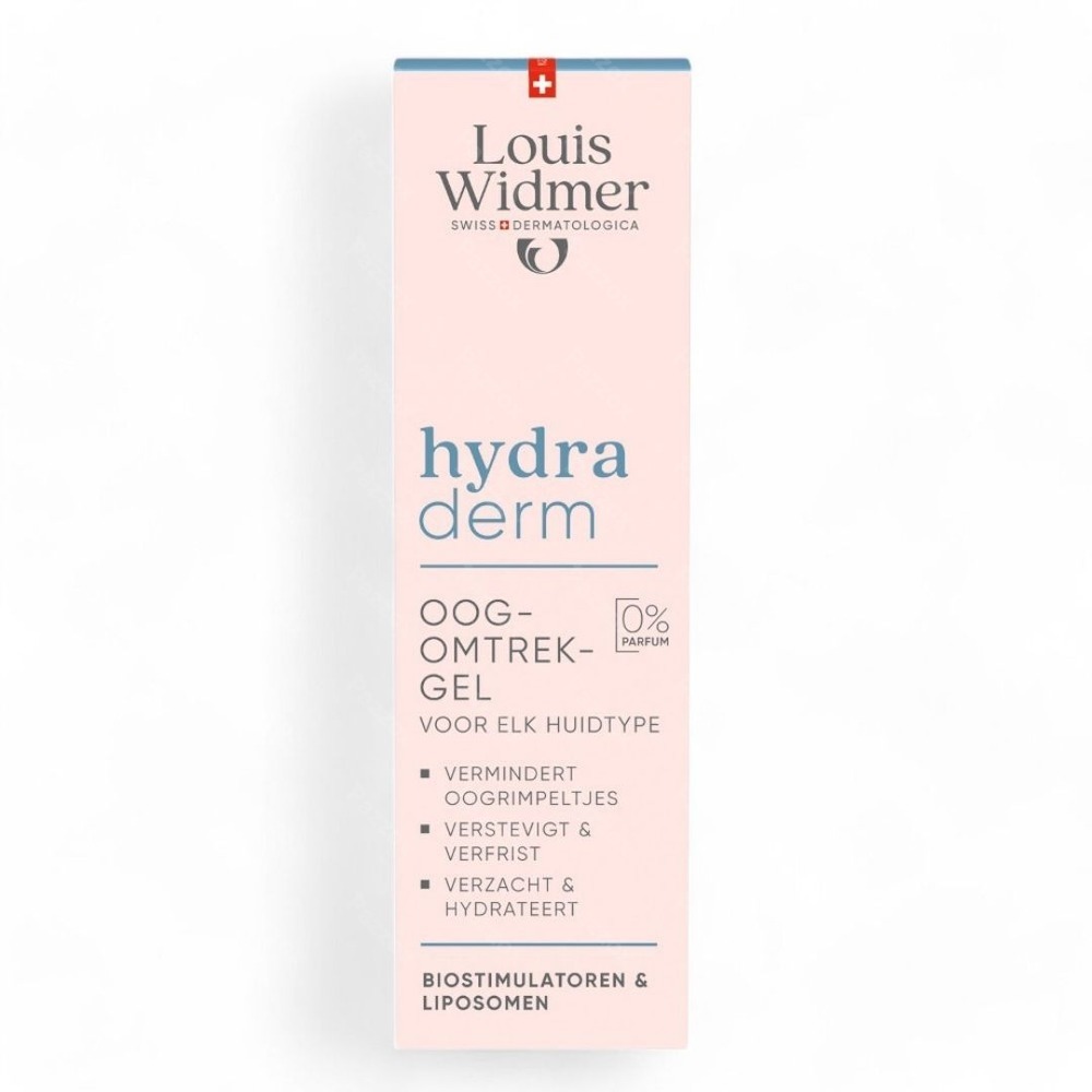 Louis Widmer Hydraderm Oogomtrek Gel Zonder Parfum 15ml