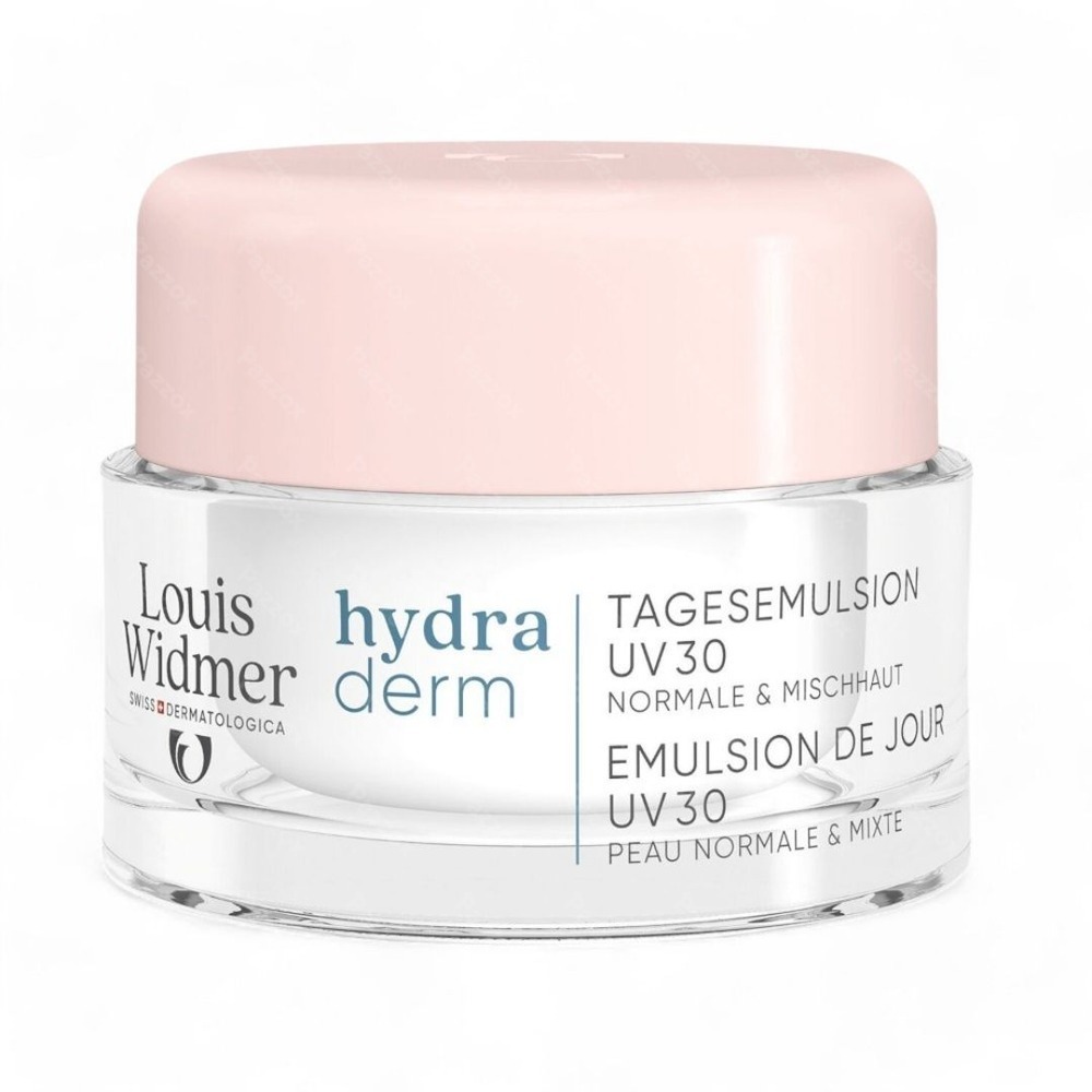 Louis Widmer Hydraderm Dagemulsie Uv30 Anti-age Dagcreme Zonder Parfum 50ml