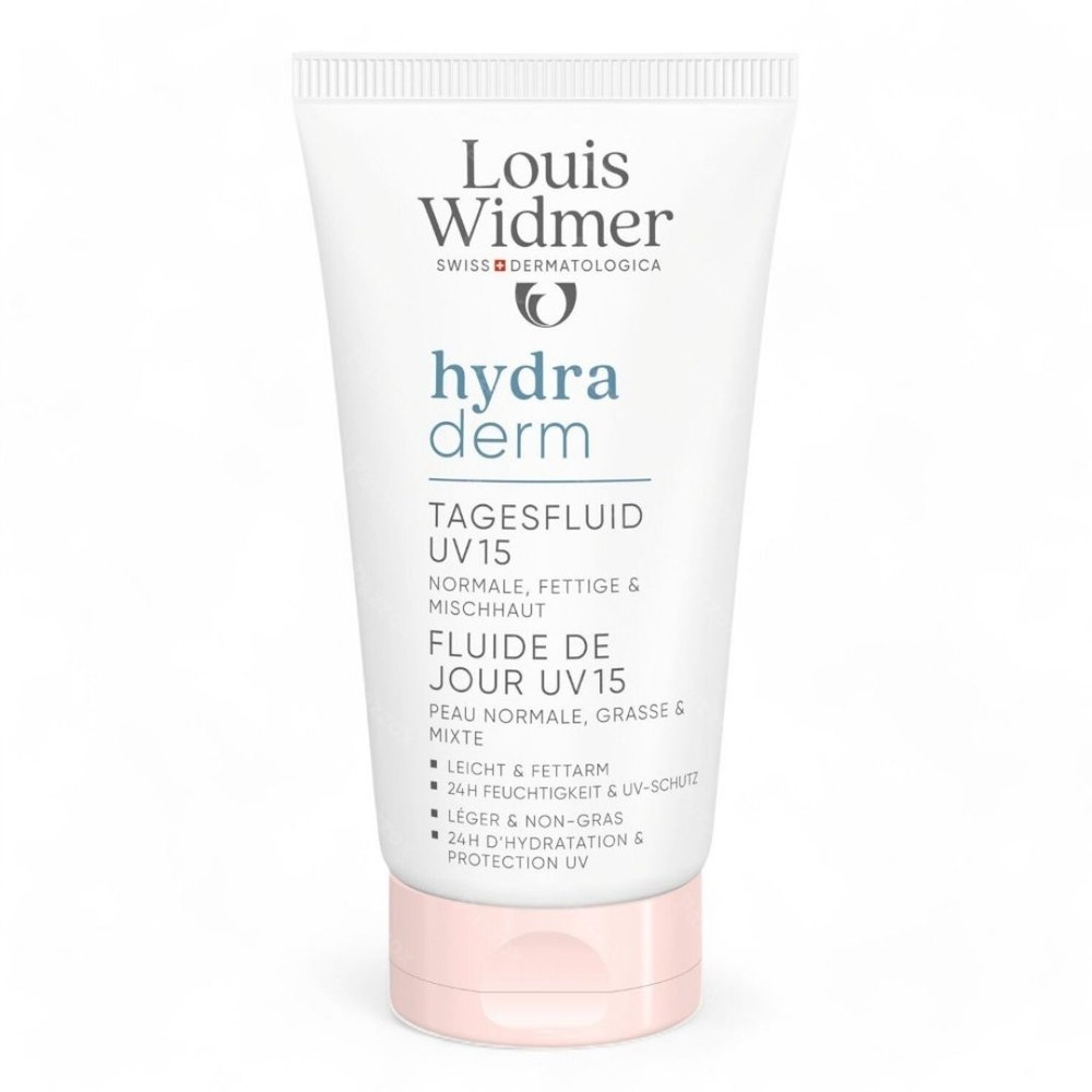 Louis Widmer Hydraderm Dag Fluide Uv 15 Met Parfum 50ml