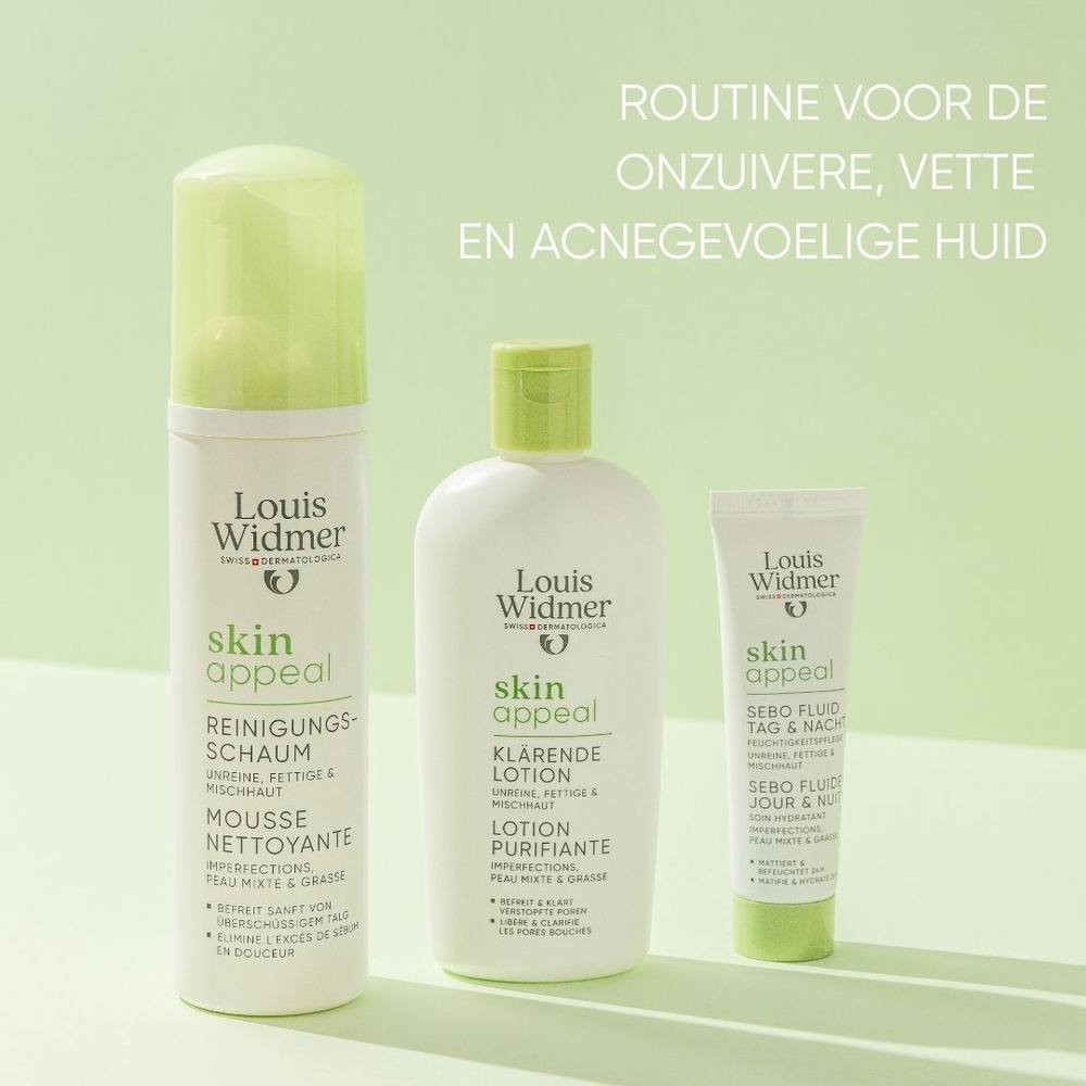 Louis Widmer SkinAppeal Zuiverende Lotion Zonder Parfum 150ml