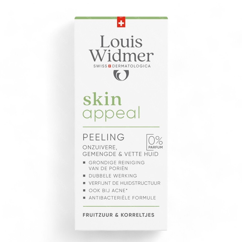 Louis Widmer Skinappeal Peeling Zonder Parfum 50ml