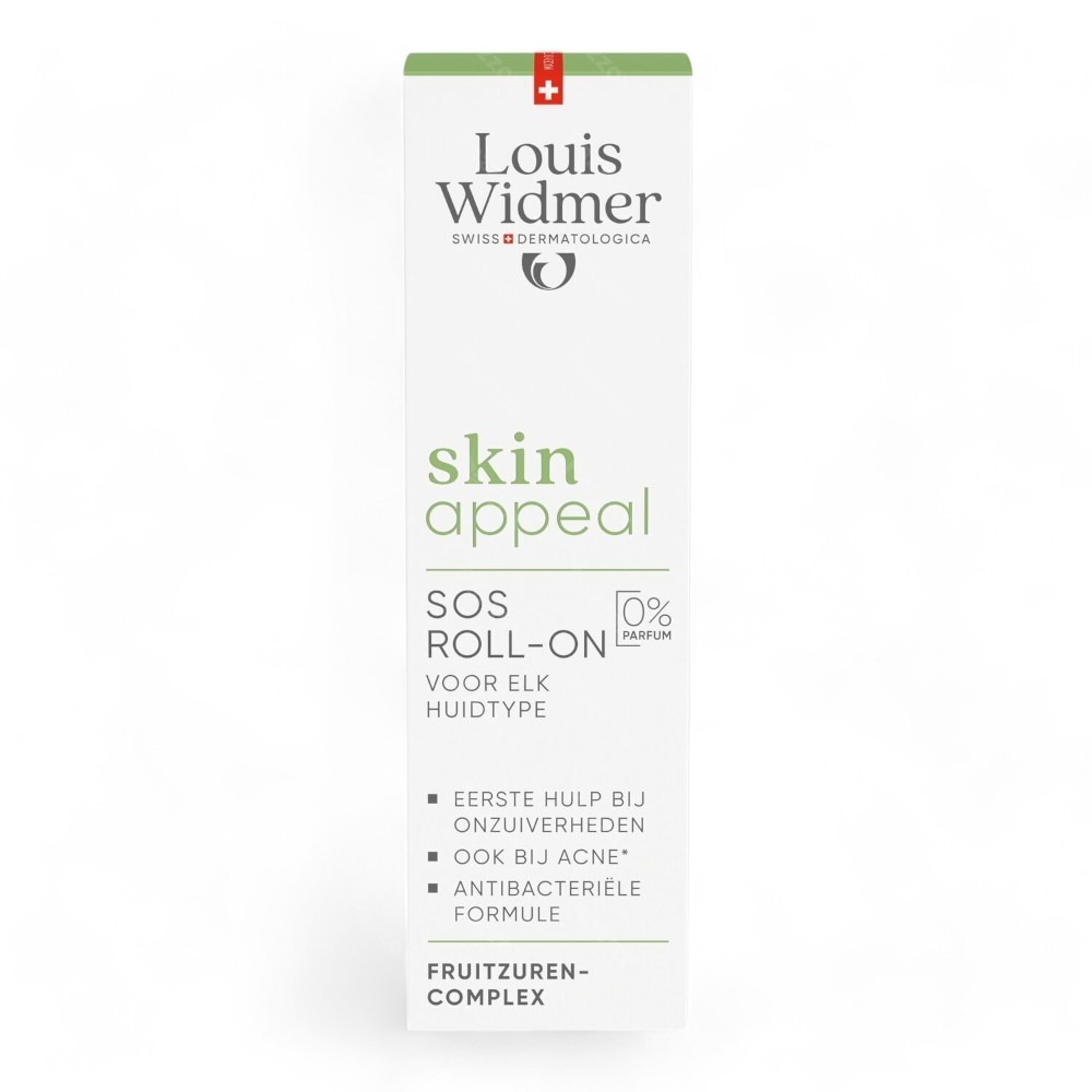 Louis Widmer Skinappeal Sos Roll-on Zonder Parfum 10ml