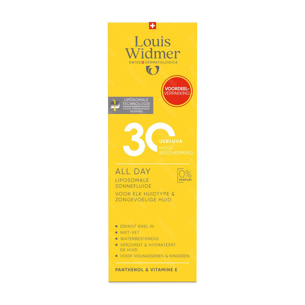Louis Widmer Suncare All Day 30 Value Pack Zonder Parfum 200ml