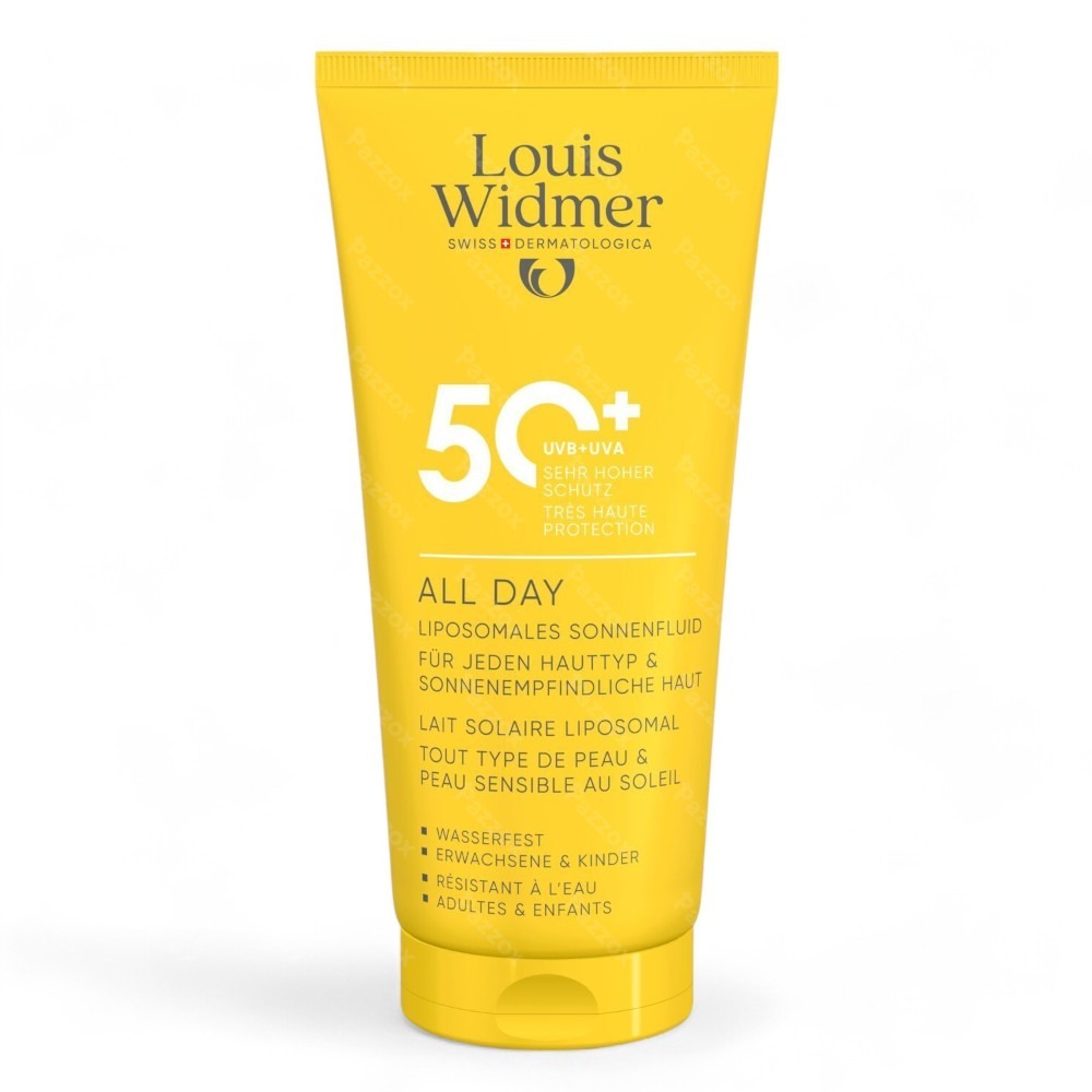 Louis Widmer Suncare All Day 50+ Zonder Parfum 100ml