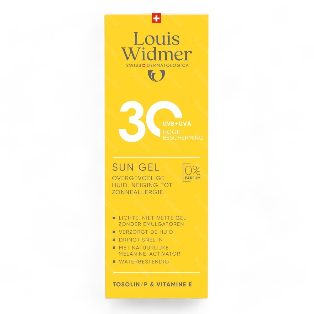 Louis Widmer Suncare Sun Gel 30 Zonder Parfum 100ml