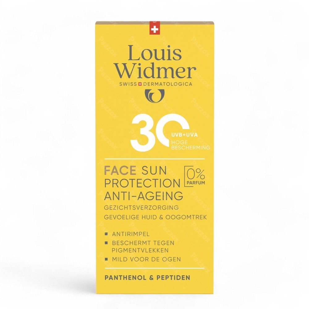 Louis Widmer Suncare Face Sun Protection Anti-ageing 30 Zonder Parfum 50ml