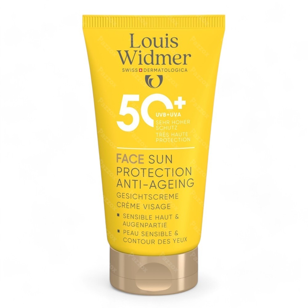 Louis Widmer Suncare Face Sun Protection Anti-ageing 50+ Zonder Parfum 50ml