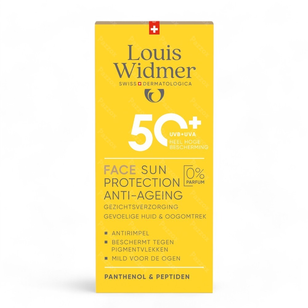 Louis Widmer Suncare Face Sun Protection Anti-ageing 50+ Zonder Parfum 50ml