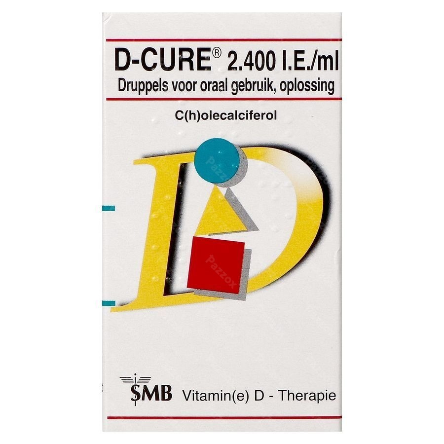 D-Cure 2.400 U.I Vitamine D Druppels 10ml