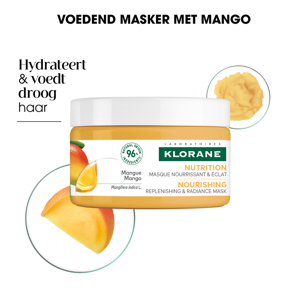 Klorane Mango Voedend Masker Droog haar 250ml