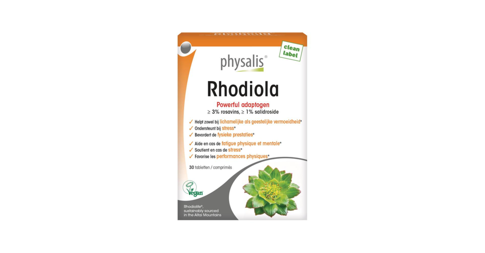 Physalis Rhodiola Mentaal Evenwicht 30 Tabletten