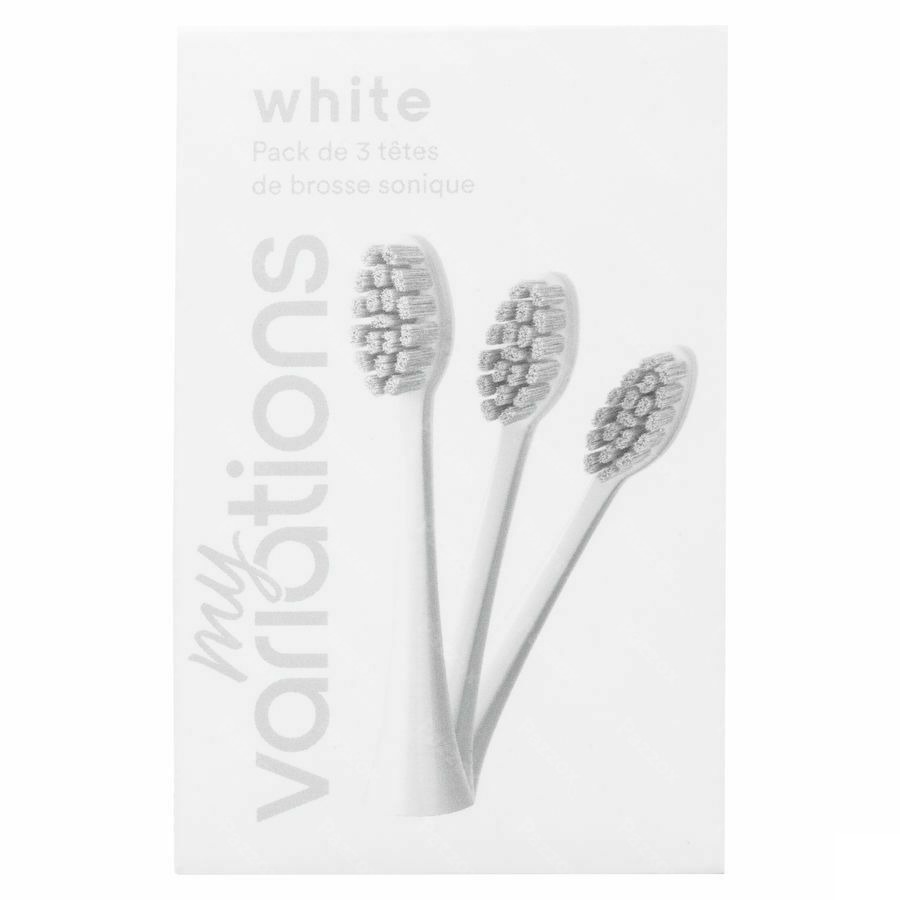 Myvariations Opzetborstels Ivory White Pack 3