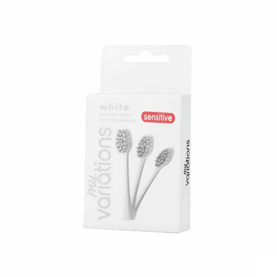 Myvariations Opzetborstels Gevoelig Tandvlees Ivory White 3 Stuks