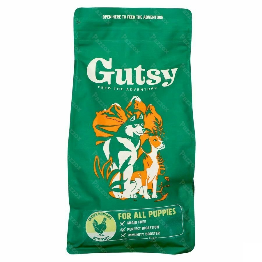 Gutsy Chicken Munchies Small Adult 2kg