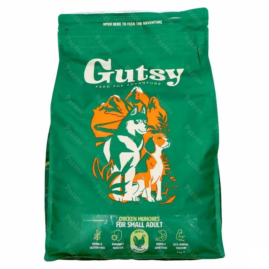 Gutsy Chicken Munchies Small Adult 10kg