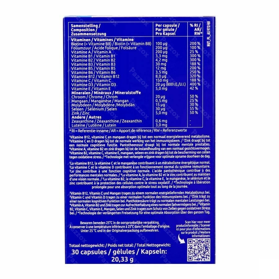 Omnivit 50+ Caps 30