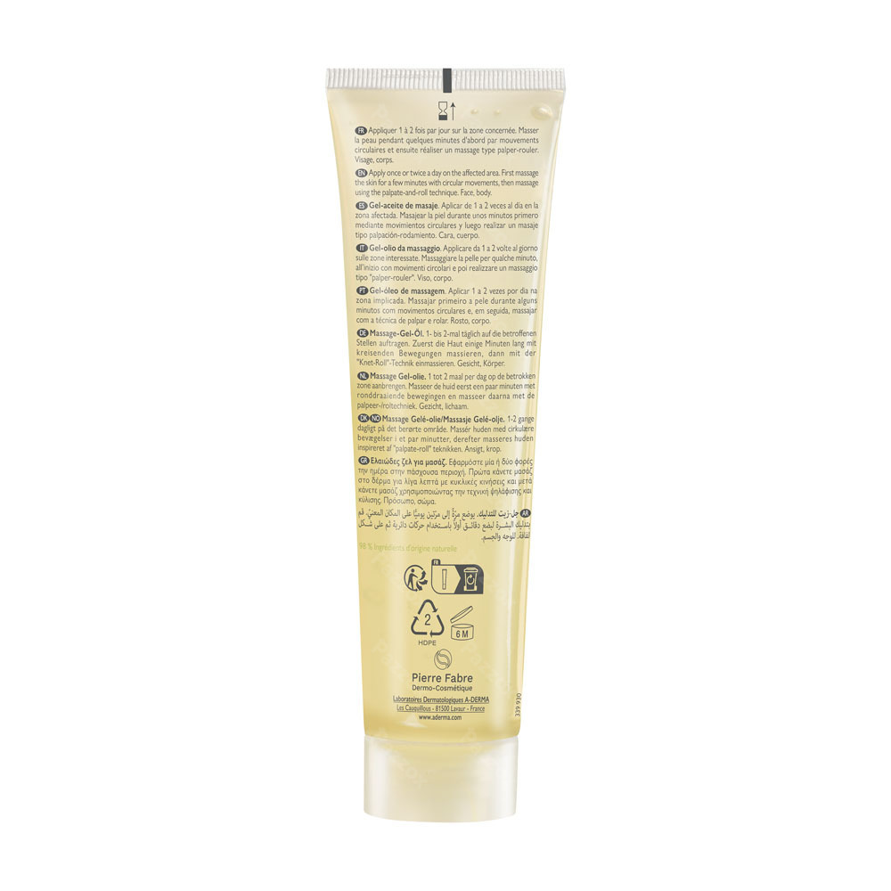 Aderma Epitheliale Gel-olie Massage 100ml