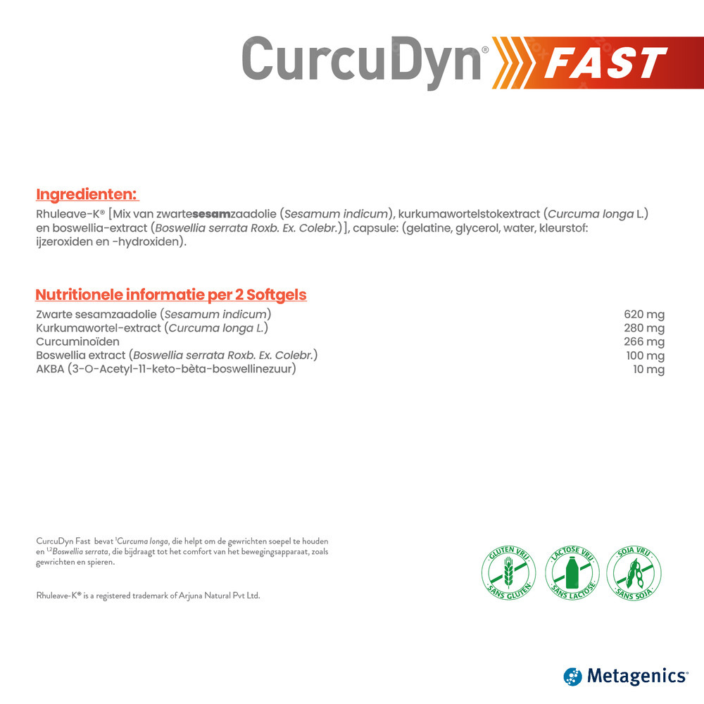 Metagenics Curcudyn Fast 15 Capsules