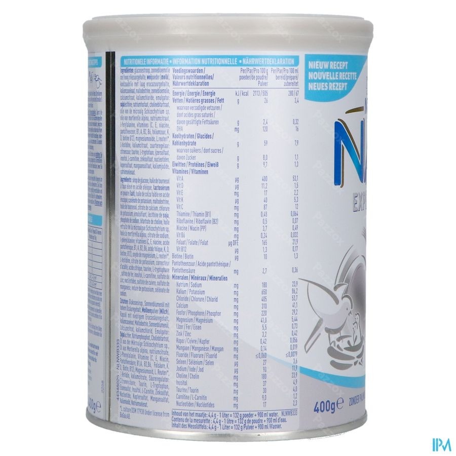 Nan ExpertPro Zonder Lactose 400g