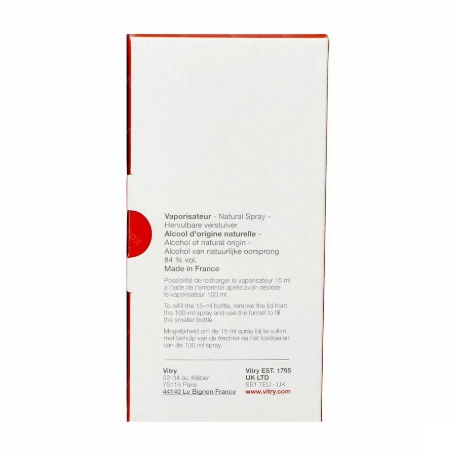 Vitry Eau De Toilette Orange Tangerine 100ml
