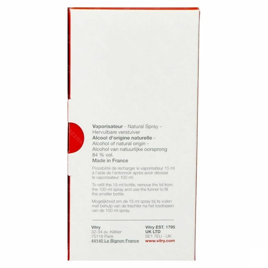Vitry Eau De Toilette Orange Tangerine 100ml