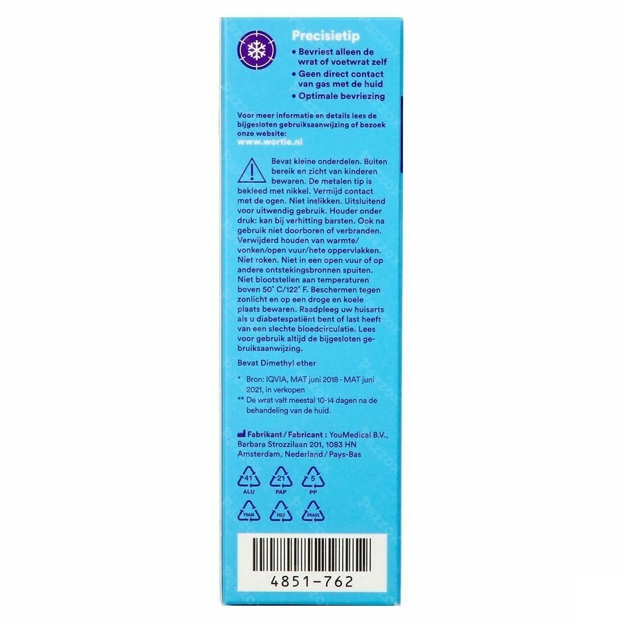 Wortie Freeze Wrattenverwijderaar 50ml