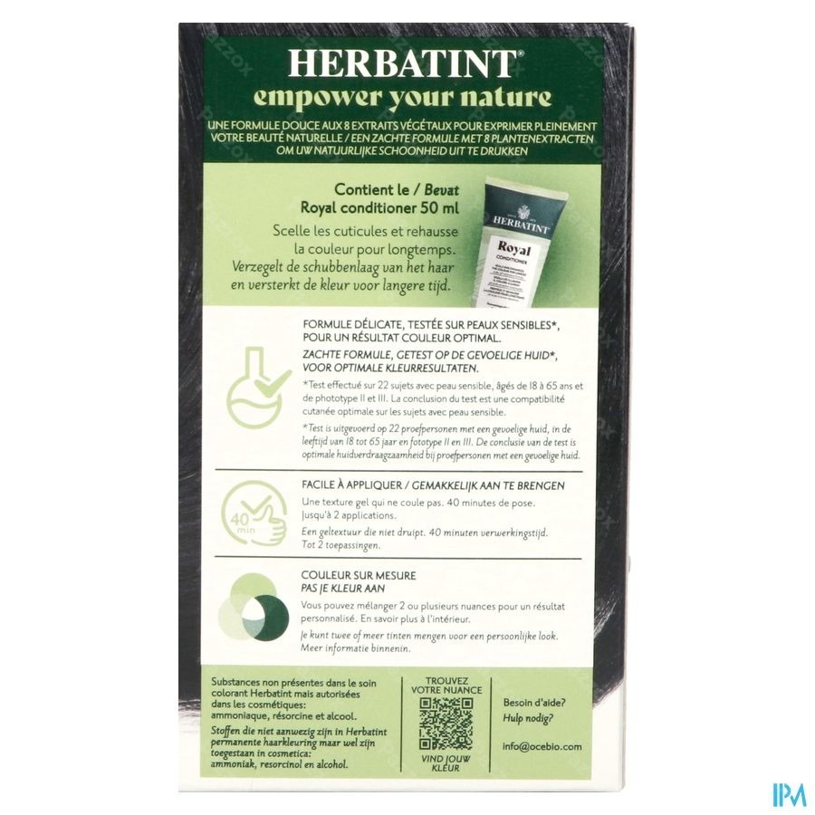 Herbatint 1n Zwart 170ml