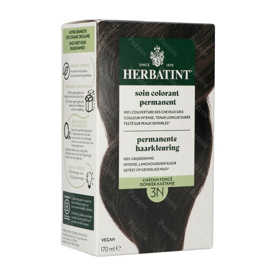 Herbatint 3n Donkerkastanje 170ml