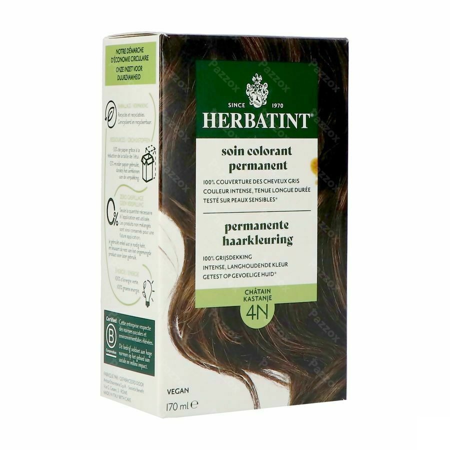 Herbatint 4n Kastanje 170ml