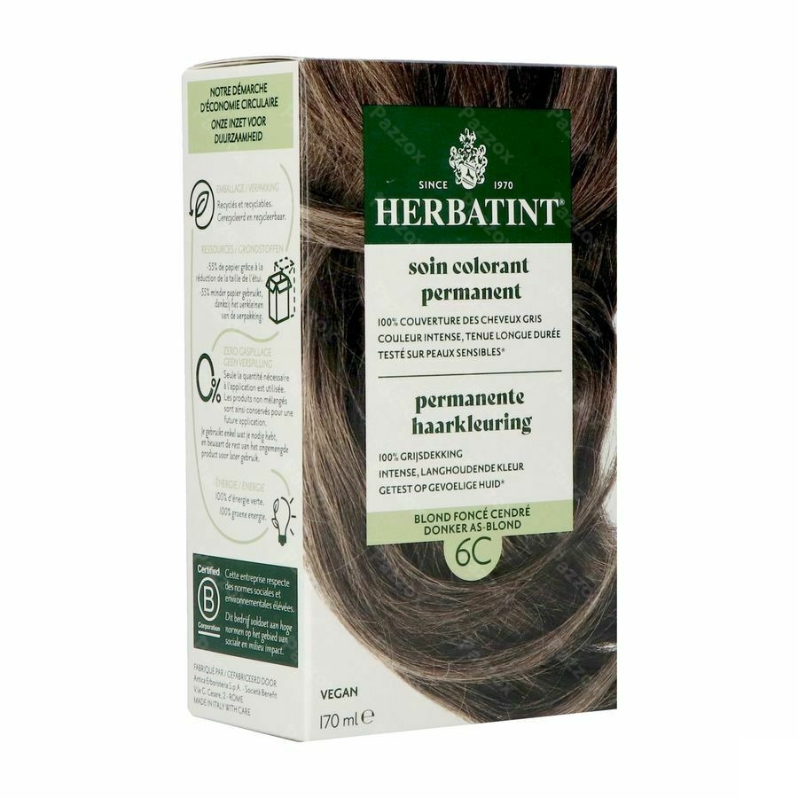 Herbatint 6c Donker As Blond 170ml
