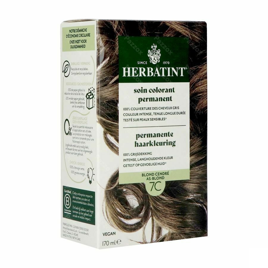 Herbatint 7c Asblond 170ml