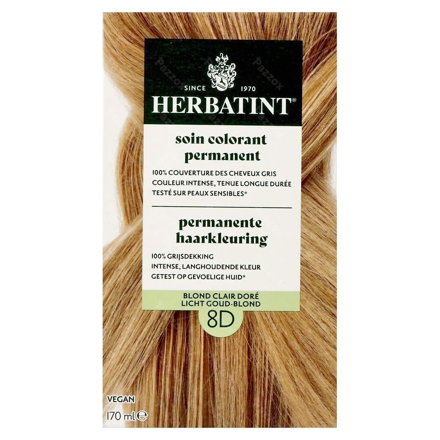 Herbatint 8d Licht Goudblond 170ml