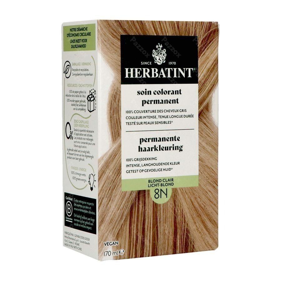 Herbatint 8n Lichtblond 170ml