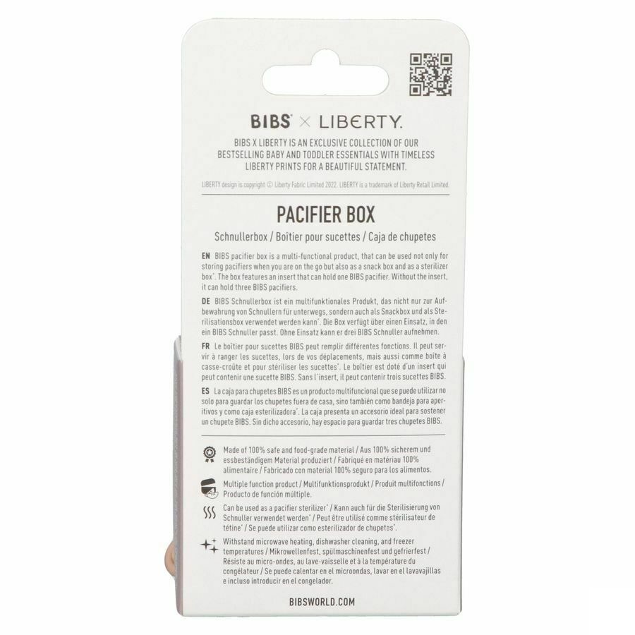 Bibs Fopspeenbox Duo Liberty Garden Blossom