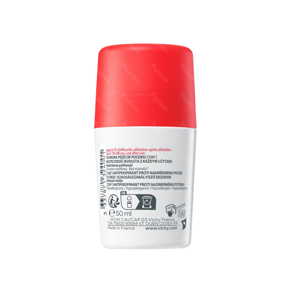 Vichy Overmatige Transpirant Stress Resist 72H 50 ml