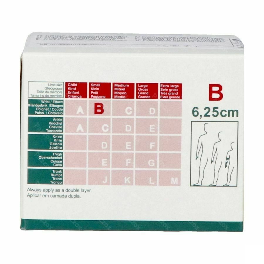 Pharmex Elastisch Buis Steunverband B 6,25cmx1m