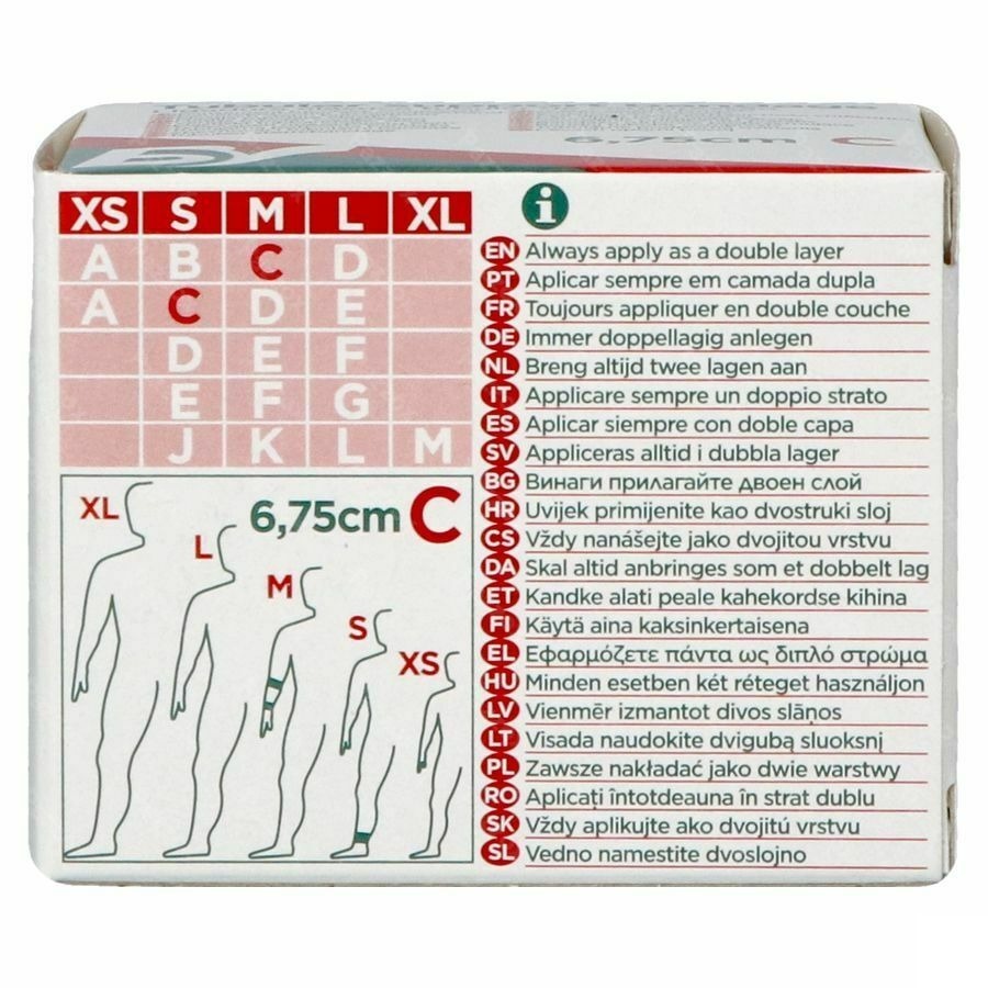 Pharmex Elastisch Buis Steunverband C 6,75cmx1m