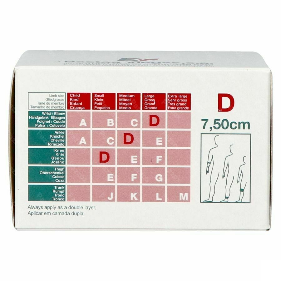 Pharmex Elastisch Buis Steunverband D 7,5cmx1m
