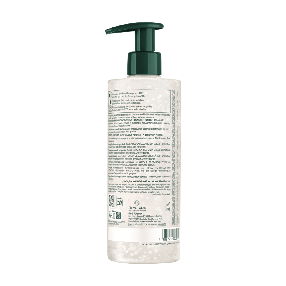 René Furterer Triphasic Anti-haaruitval Shampoo voor Levensduur, Erfelijke & hormonale haaruitval 500ml