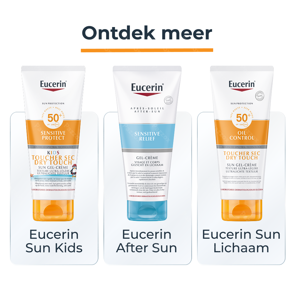 Eucerin Sun Oil Control SPF 50+ Dry Touch Gel-Crème Tinted Medium Onzuivere en Vette Huid 50ml