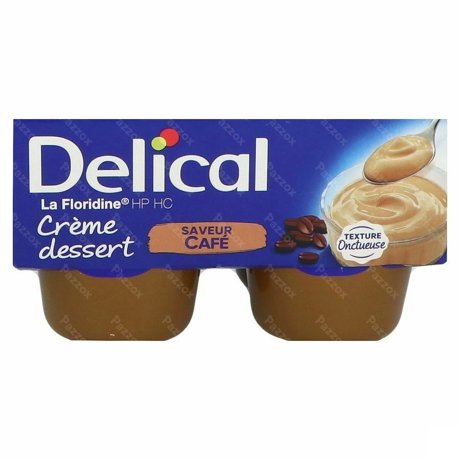 Delical Creme Dessert La Floridine Koffie 4x200g