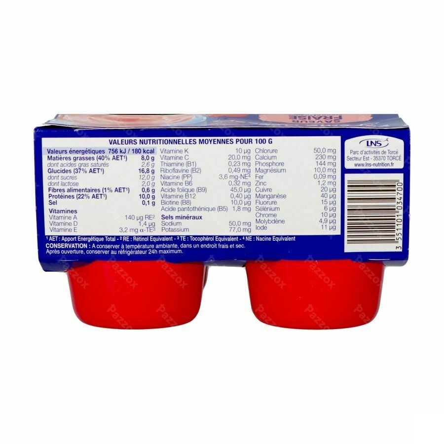 Delical Creme Dessert La Floridine Aarbei 4x200g