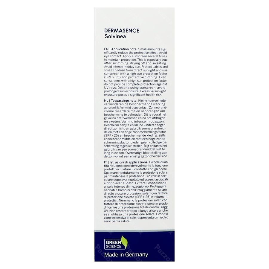 Dermasence Solvinea Med Spf50+ 150ml