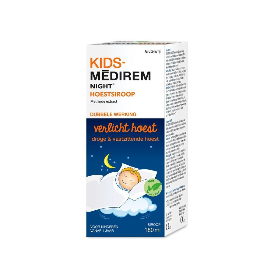 Kids Medirem Night Hoestsiroop 180ml afbeelding